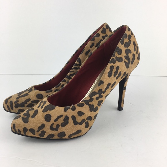 payless leopard heels